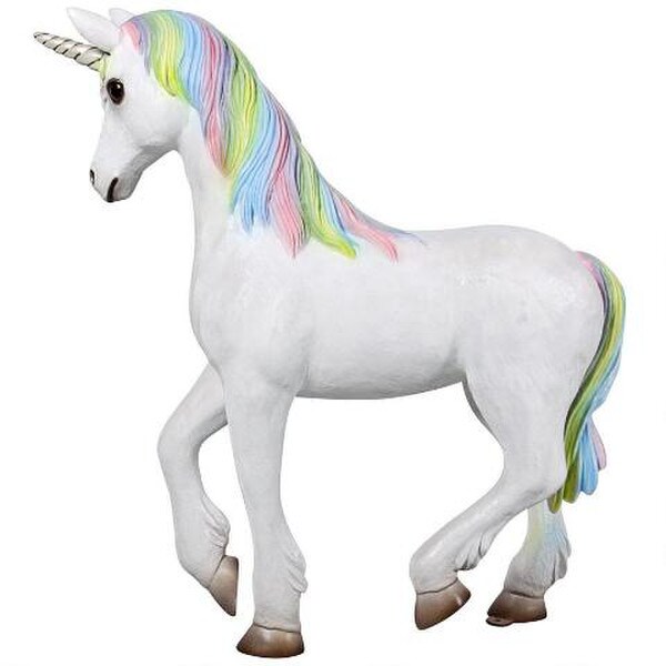 Rainbow Unicorn Magical Sculptures Garden Outdoor Display Statues